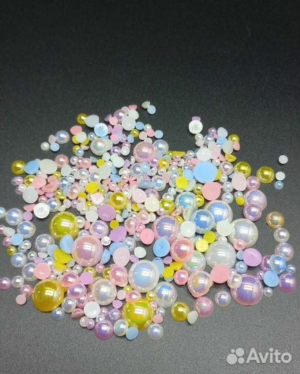 Бисер, бусины, полубустны, стразы,нат камень