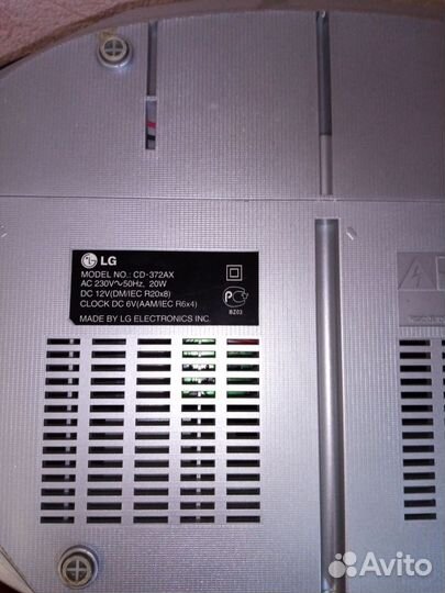 Магнетолла LG CD-372 AX