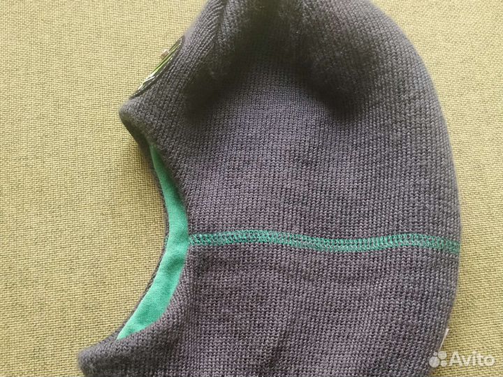 Шапка шлем для мальчика