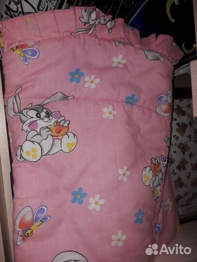 Бортики и балдахин для кроватки