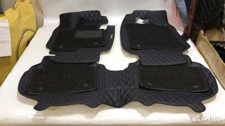 3D Коврики Hyundai Santa Fe из Экокожи