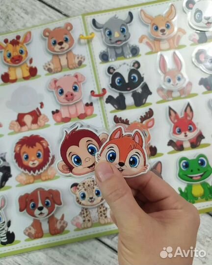 Книга на липучках А4