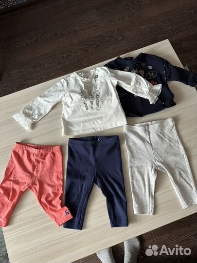 Вещи на девочку 68-74 пакетом