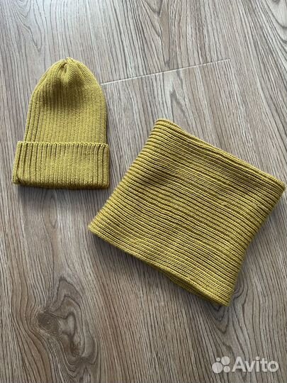 Шапка тыковка и снуд