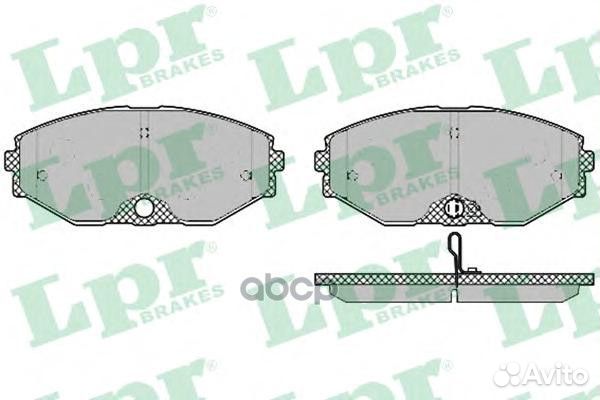 Колодки тормозные nissan maxima QX (A33) 2.0-3