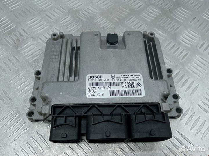 Блок управления двигателем Peugeot 207 2007