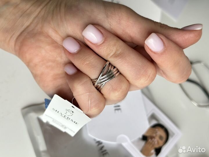 Кольцо серебряное новое 17 silverme