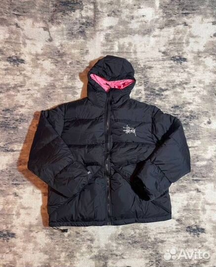 Пуховик stussy micro ripstop (цена реаьтная )