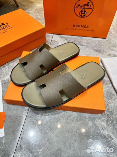 Шлепанцы мужские hermes