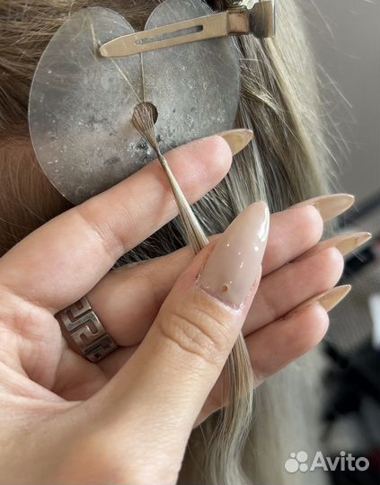 Холодное/горячее наращивание волос/Airtouch