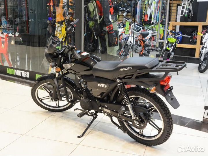 Мопед racer RC50 alpha + цпг 125 см3 чёрный