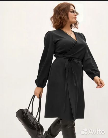 Платье на запАх 52