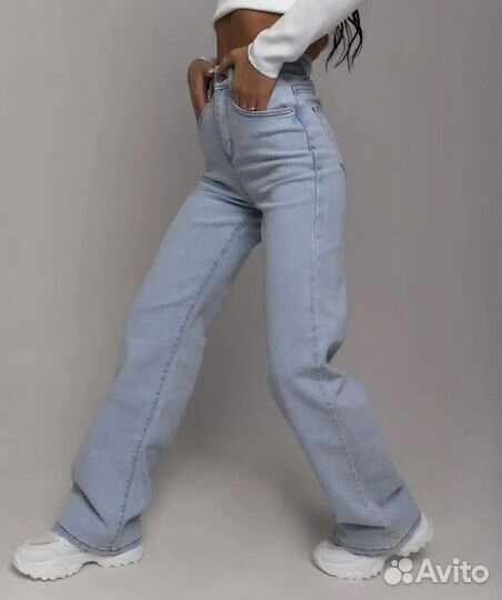 Джинсы палаццо