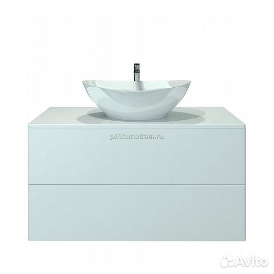 Тумба с раковиной Orange Otto Ot-100tumdf+G56 подвесная, белый