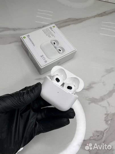 Беспроводные наушники airpods 3 premium + чехол
