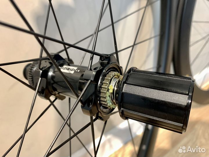 Карбоновые колеса шоссейный велосипед 55мм Ratchet