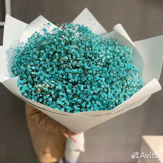 Букет гигант из гипсофилы