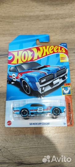 Hot wheels модель mercury cougar'68. Оригинал