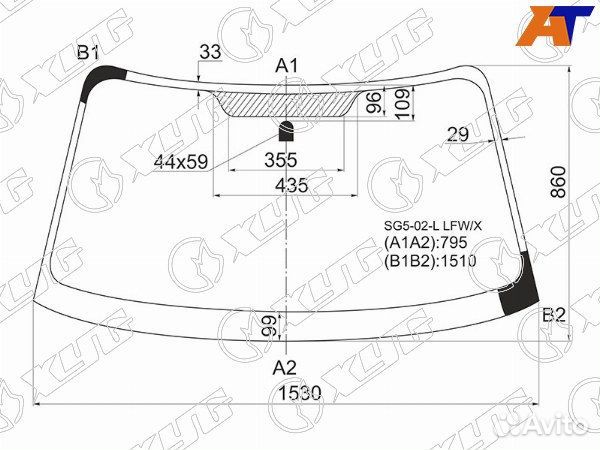 Стекло лобовое subaru forester