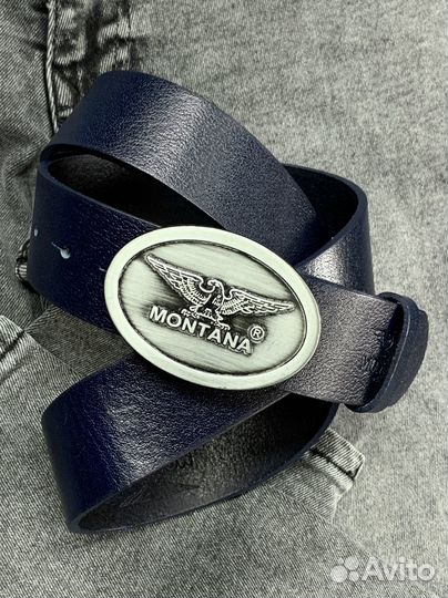 Ремень Montana Blue Silver