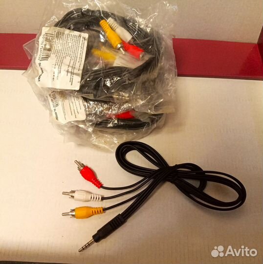Кабель тюльпан джек 3.5 мм