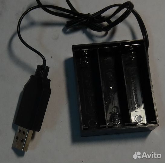 Адаптер USB для зарядки акб бу 3 ааа