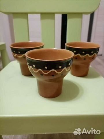 Горшок ваза глинянный