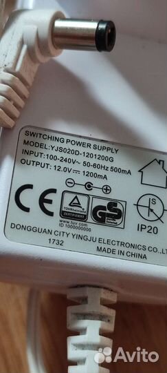 Адаптер 12в.19в блок питания 12v