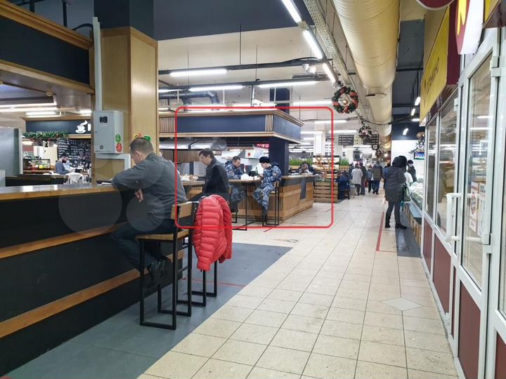 Кафе в аренду на фудкорте, 9 м²