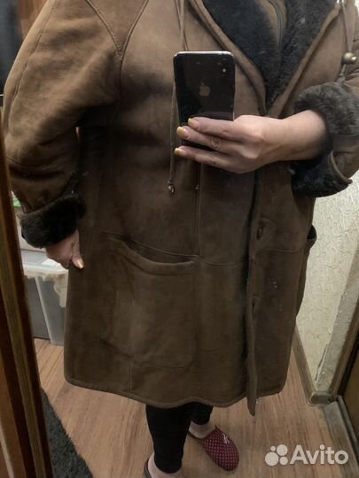Дубленка зима жен р60