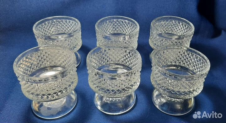Креманки бокалы винтаж Чехия
