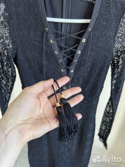 Платье lime черное