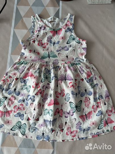 Платья hm для девочки пакетом 92