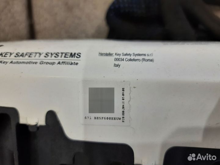 Подушка безопасности пассажира для Audi A4 B8