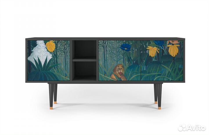 Тв-тумба T5 - Антрацит - The Repast of the Lion