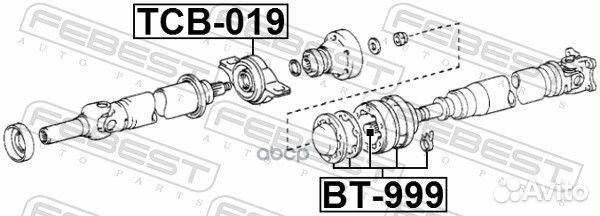 Пыльник шрус карданного вала BT-999 Febest