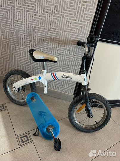 Детский велосипед 2 в 1