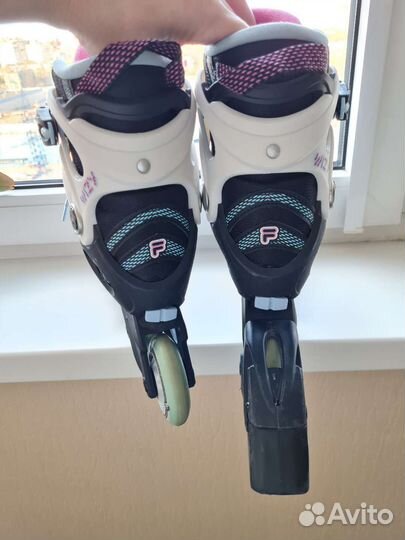 Роликовые коньки Fila wizy раздвижные 32-35р