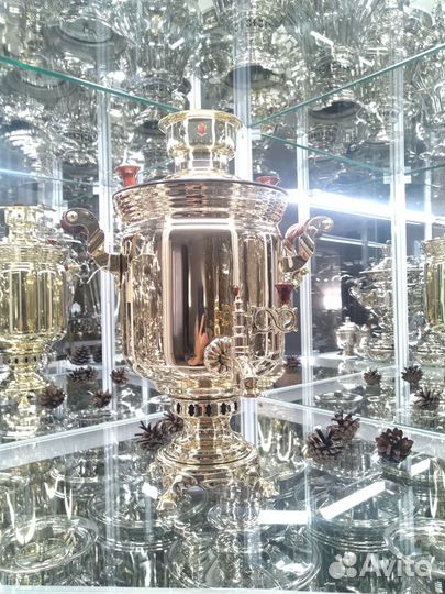 Новый тульский угольный дровяной самовар