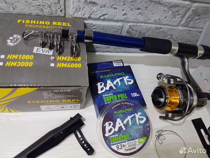 Набор спиннинг с катушкой