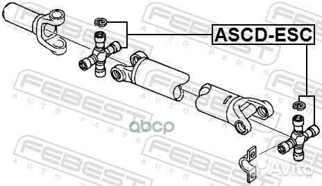 Крестовина кард.вала cadillac escalade /chevrol