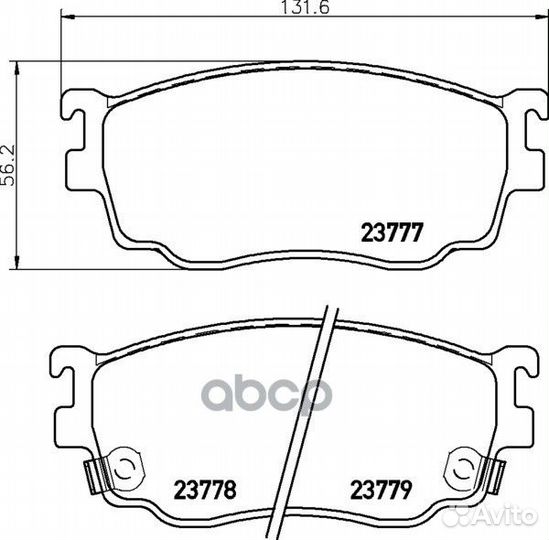 Колодки тормозные дисковые передн.impulse 626