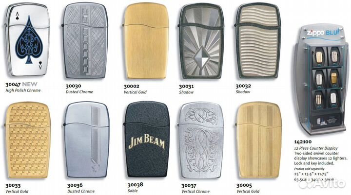 Газовая Зажигалка Zippo Blu 30028 Chrome Tuxedo