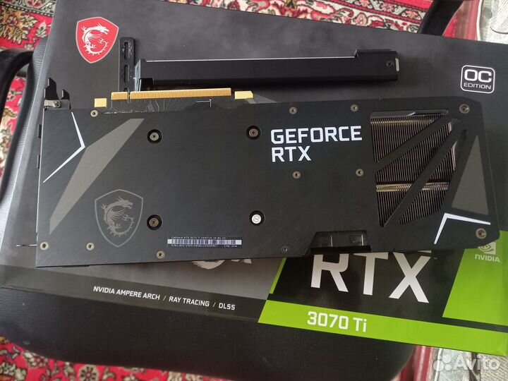 Видеокарта MSI GeForce RTX 3070TI ventus 3X 8Gb OC