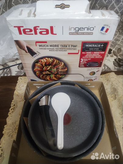 Набор Сковород Tefal Inginio Mineralla Force