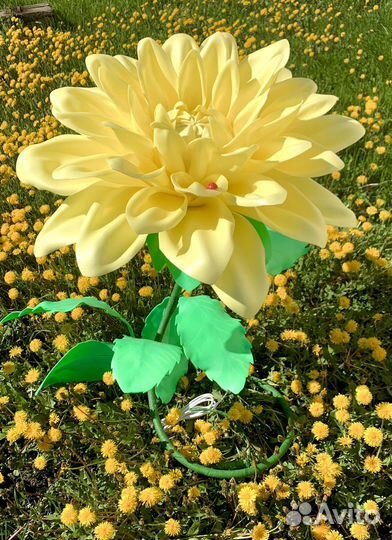 Ростовые цветы из изолона