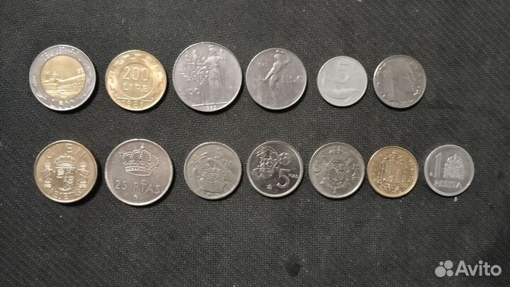 Зарубежные монеты наборами