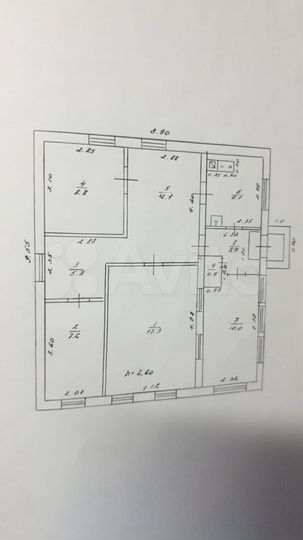 Дом 85 м² на участке 6 сот.