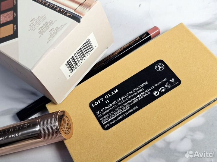 Набор палетка, помада, карандаш ABH