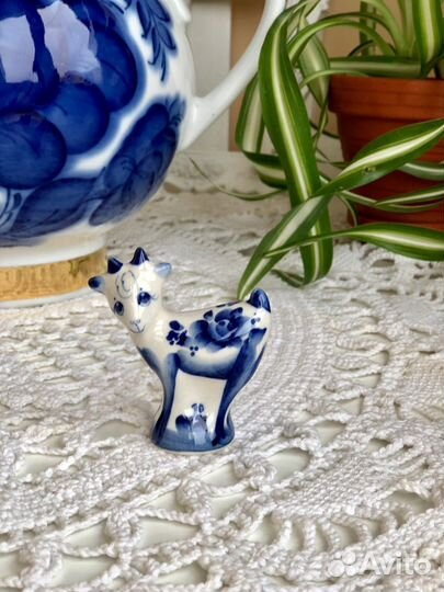 Статуэтка фигурка Гжель СССР